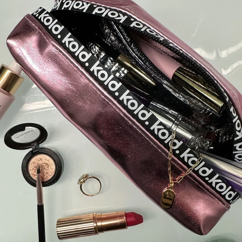 Mini Insulated Makeup Bag Rose