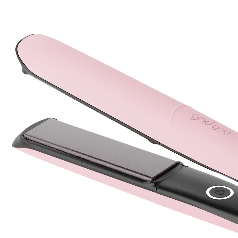 Gold Hair Straightener in Dusted Pink