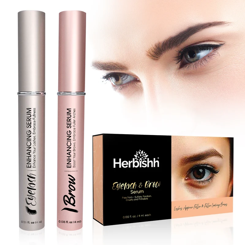 Herbishh Wimpern- und Augenbrauen-Verstärkendes Serum