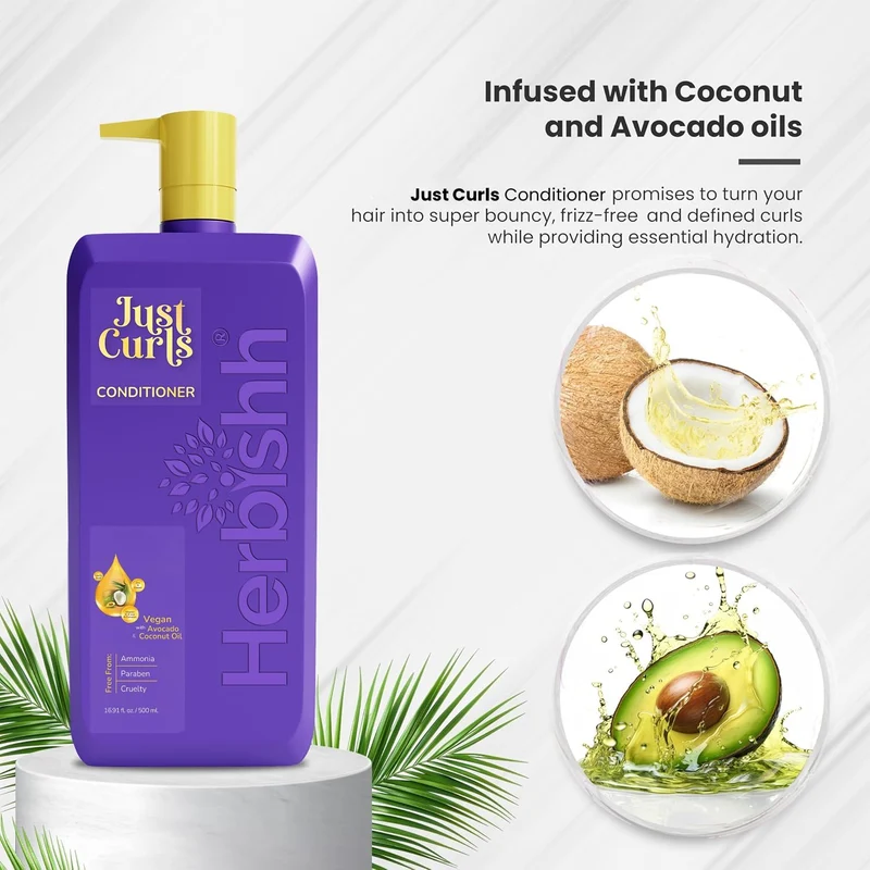 Just Curls Conditioner-Herbishh