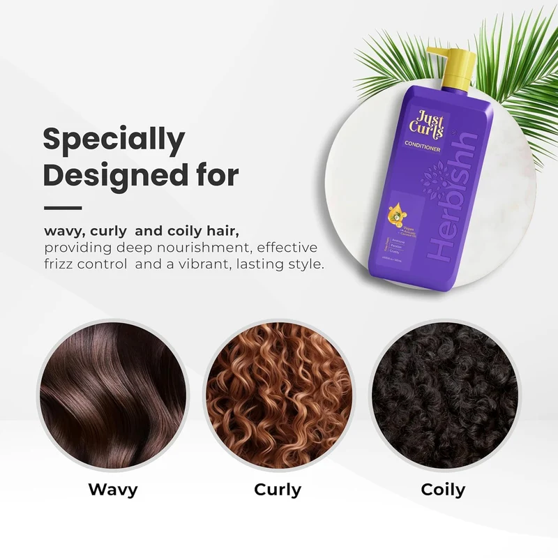 Just Curls Conditioner-Herbishh