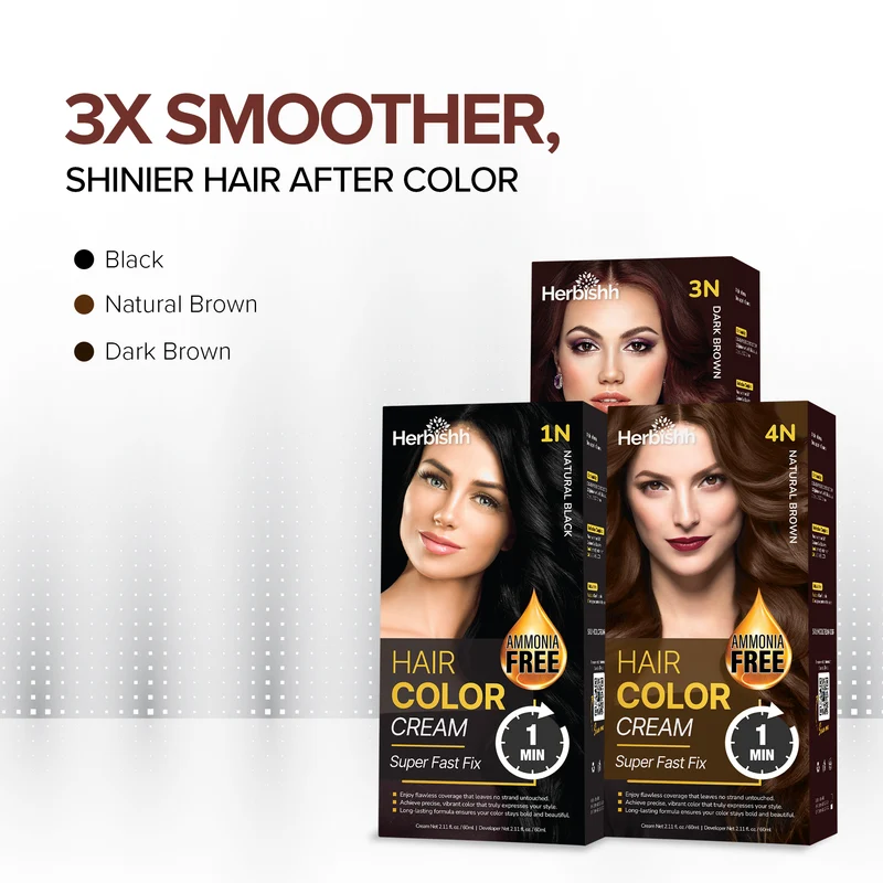 Rapid Infusion Haarfarbe Creme-Herbishh