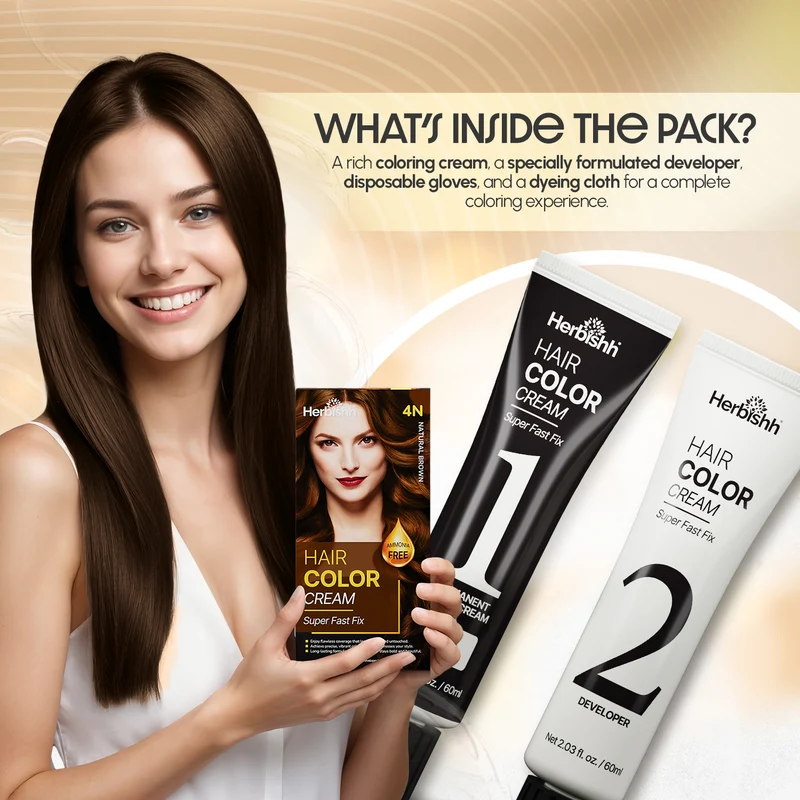 Rapid Infusion Haarfarbe Creme-Herbishh