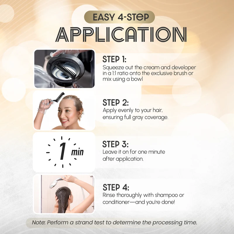 Rapid Infusion Haarfarbe Creme-Herbishh