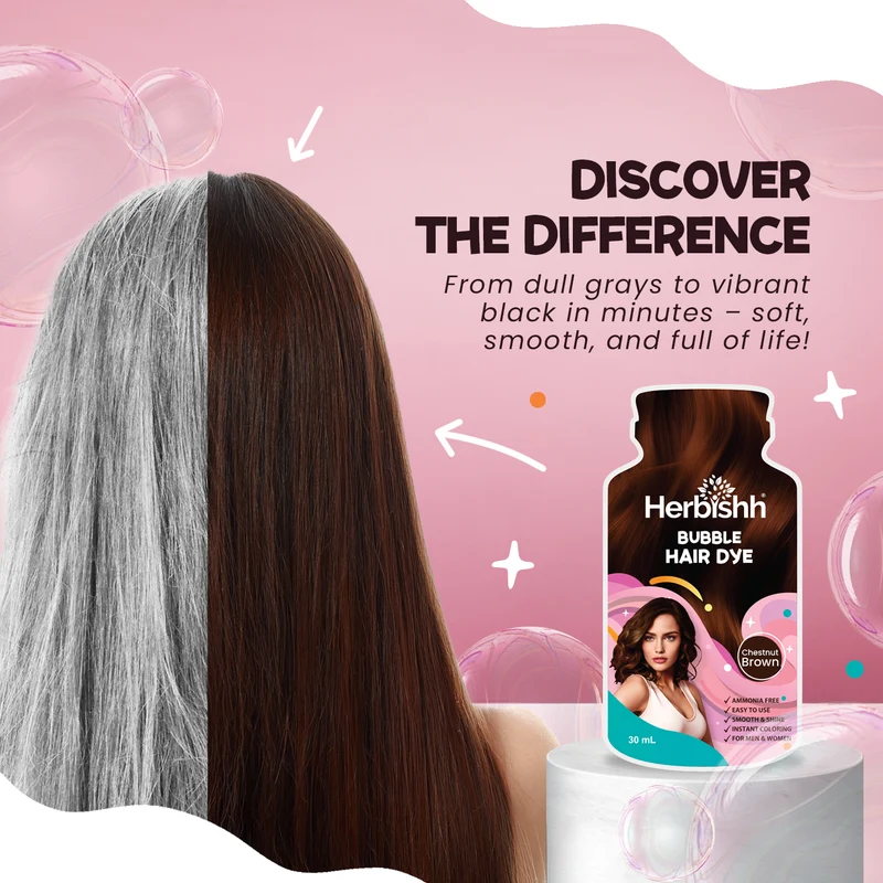 Bubble Foam Haarfärbeshampoo