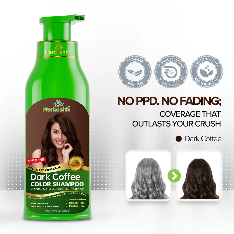 Shampoo für dunkelbraunes Haar - Herbishh