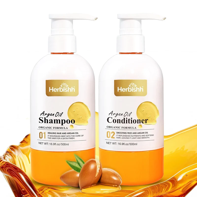 Herbishh Arganöl-Shampoo und -Spülung