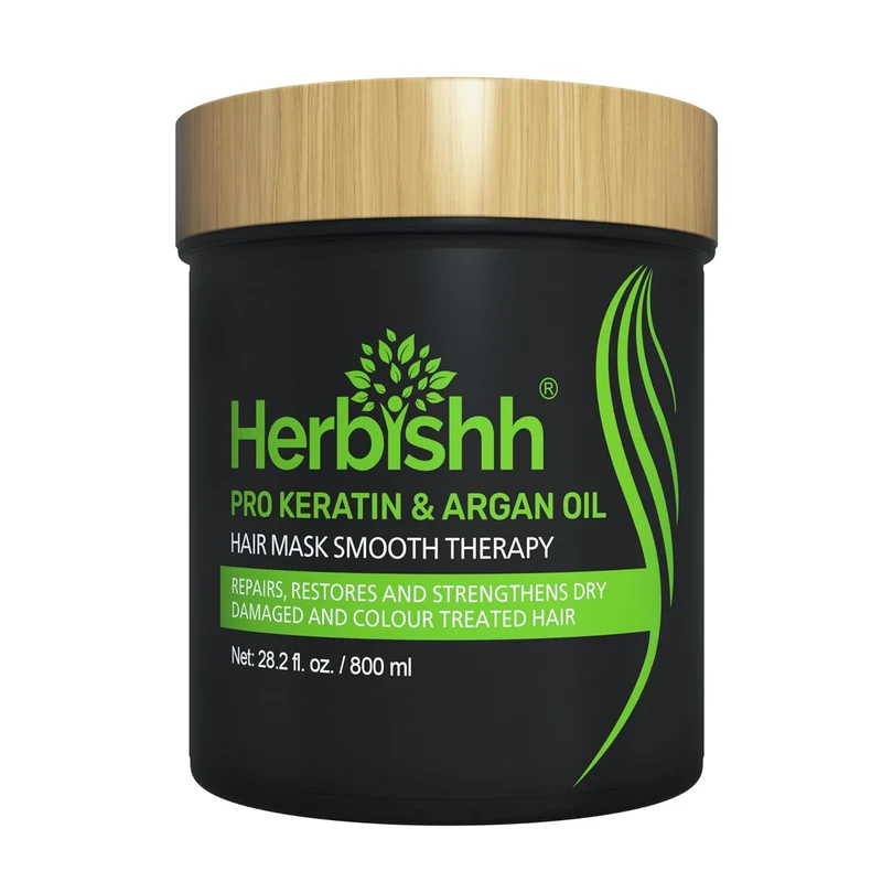 Pro Keratin Argan Haarmaske 800 ml – Herbishh