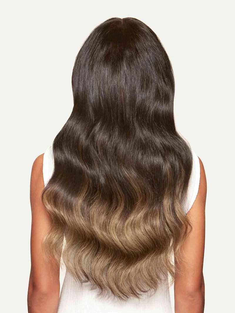20" Mocha Bronde Balayage Halo® Hair Extensions (180g)