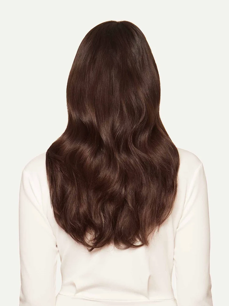 16" Chocolate Brown Halo® Hair Extensions (140g)