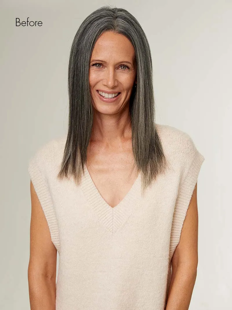 20" Classic Dark Gray Clip-Ins (160g)