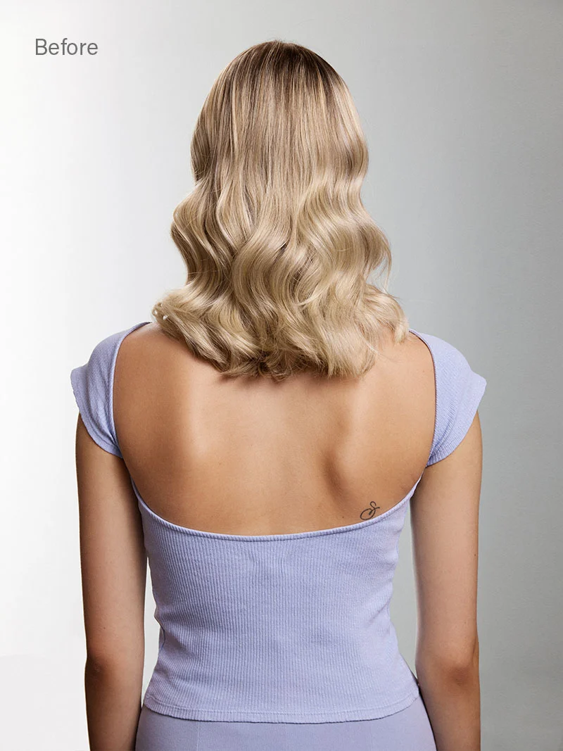 16" Seamless Dimensional Rooted Sunkissed Brown Clip-Ins (160g)