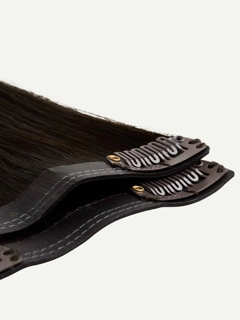 16" Mocha Brown Balayage Thinning Hair Fill-Ins (80g)