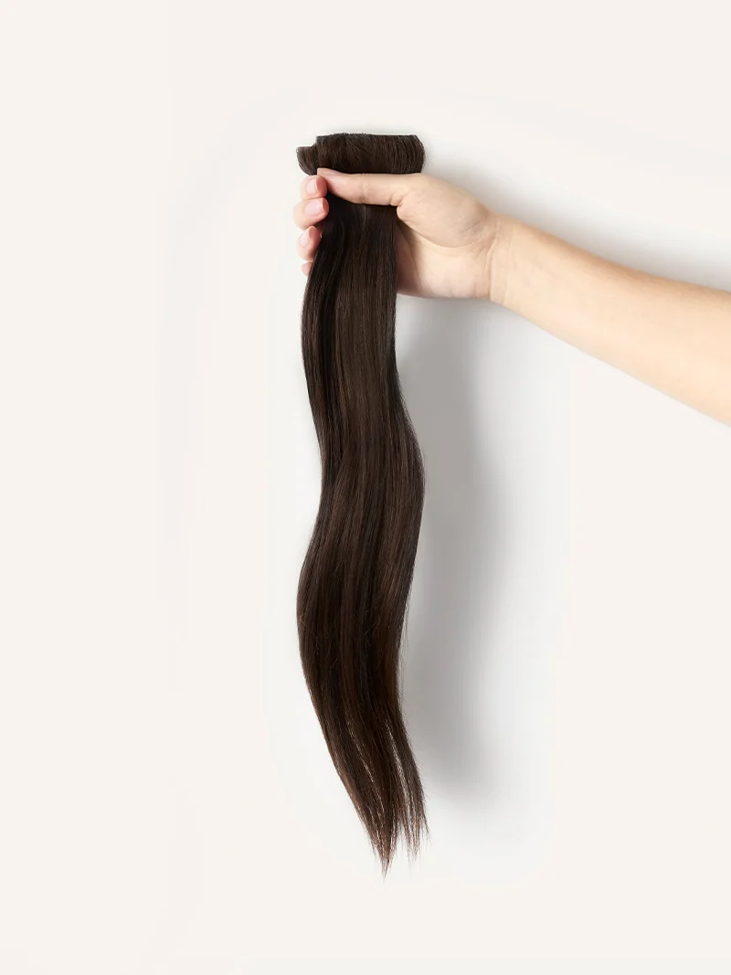 16" Dark Brown Scalp Hair Fill-Ins (40g)