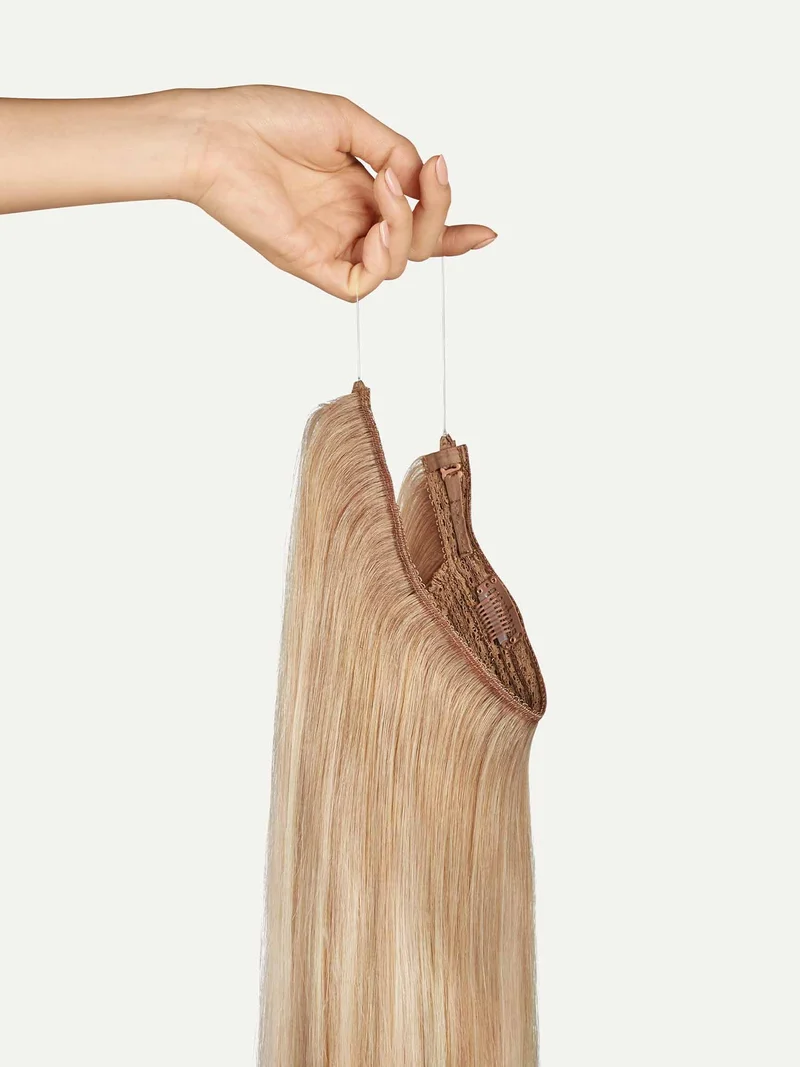 16" Blonde Balayage Halo® Hair Extensions (140g)