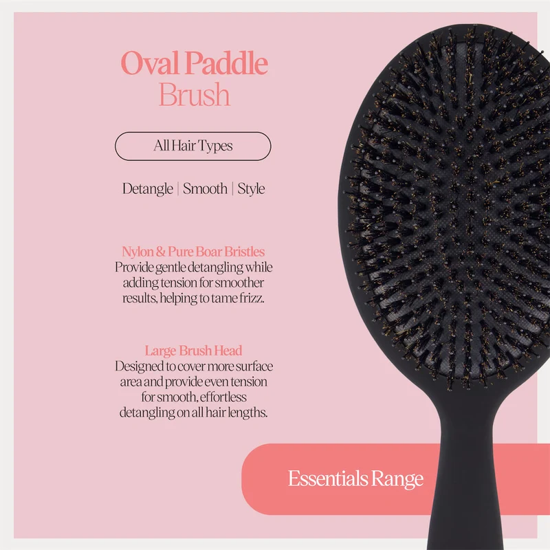 Oval Paddle Brush - Hybrid Large
