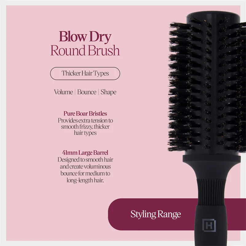Blow Dry Round Brush - Boar Large