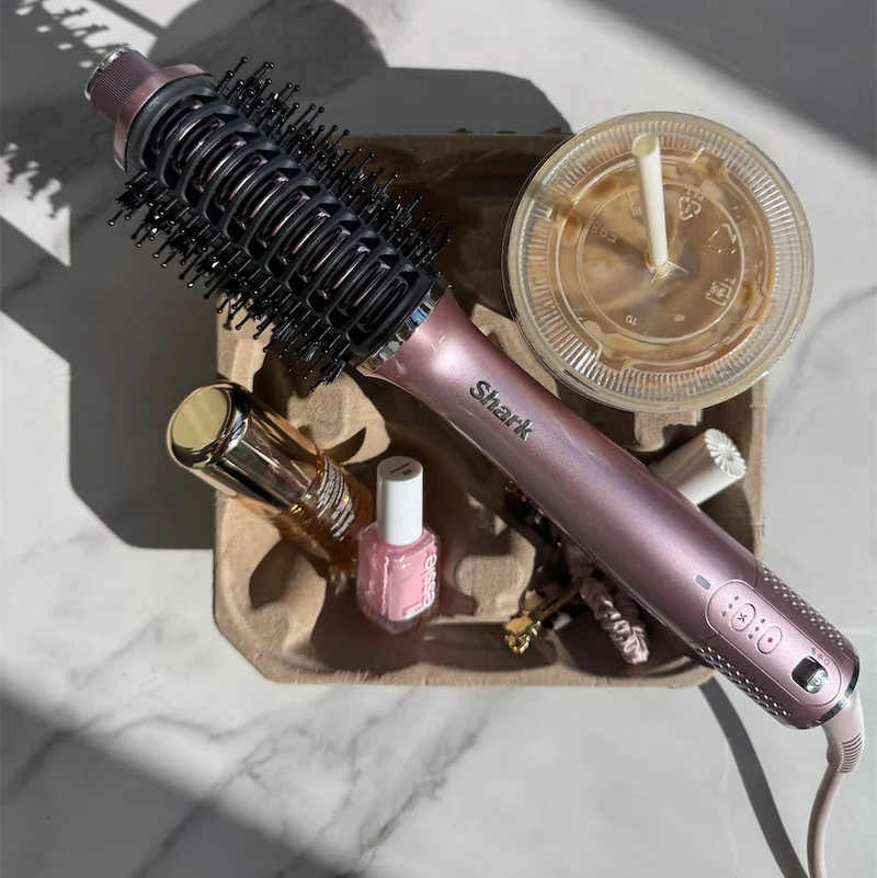 Glossi 2-in-1 Hot Tool and Air Glosser - Peony Pink