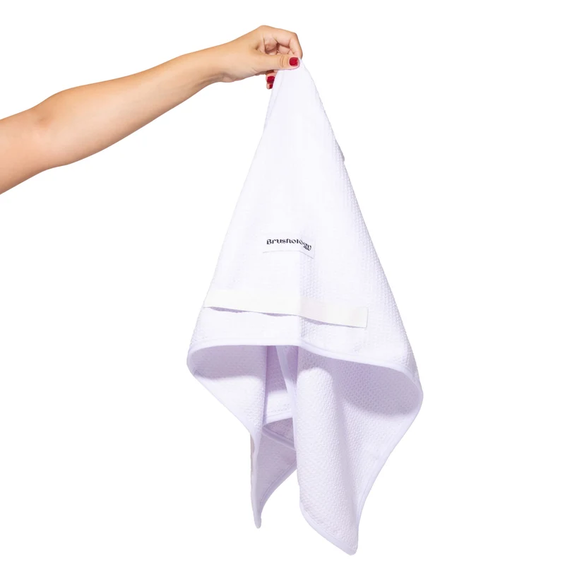 Brushology Waffle Hair Towel