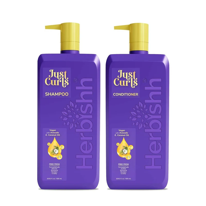 Just Curls Shampoo & Spülung Set - Herbishh