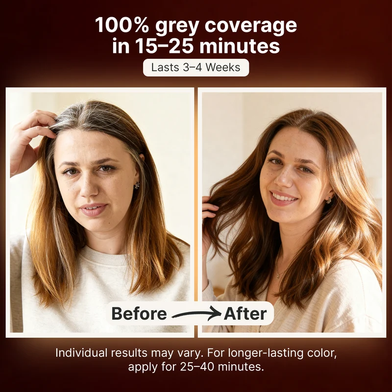 Hellbraunes Haarfarbshampoo – Herbishh