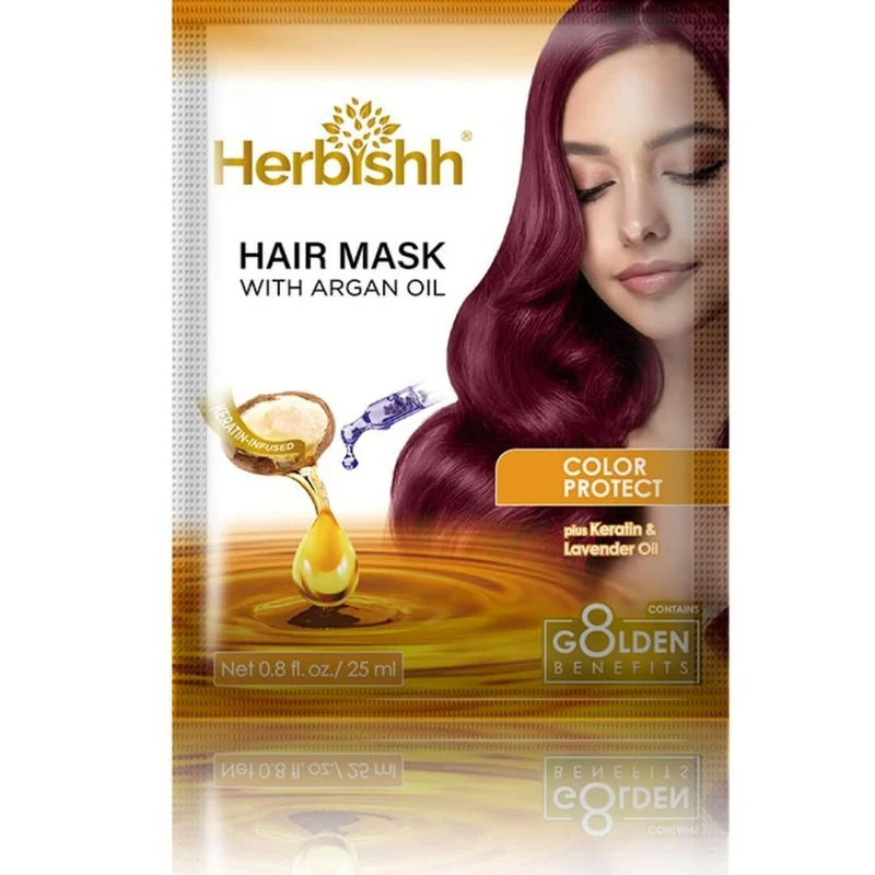 Keratin-Argan-Haarmaske – Herbishh 25 ml