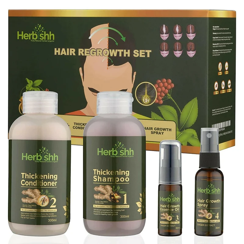 Farbshampoo mit Haarvolumen-Set – Herbishh
