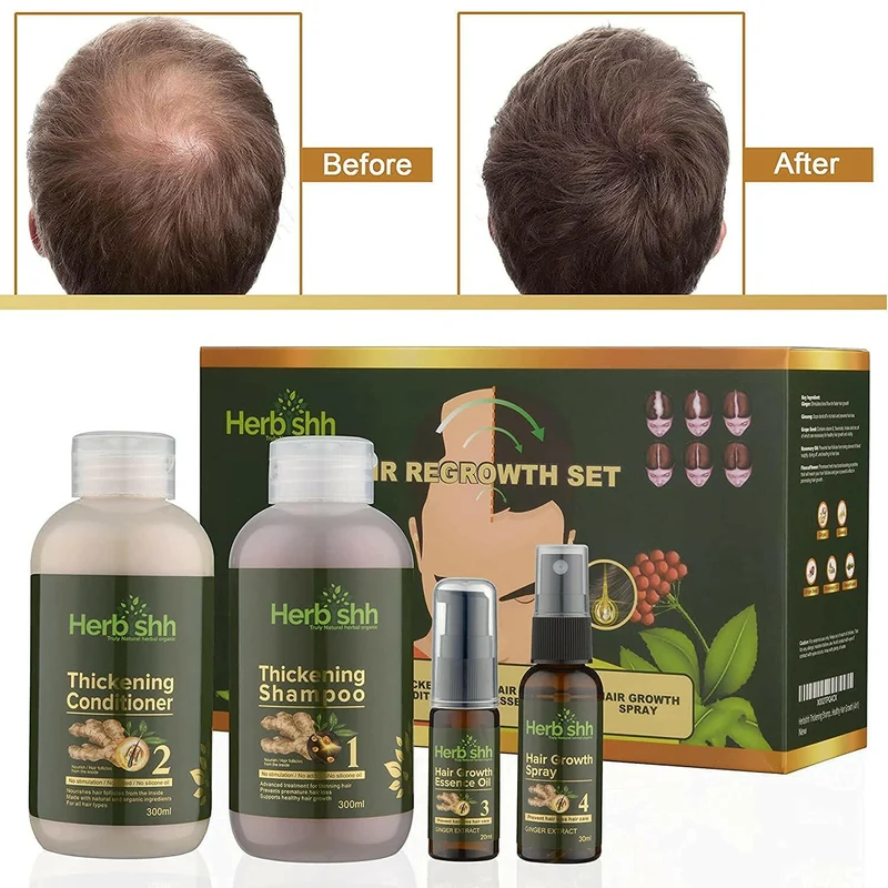 Farbshampoo mit Haarvolumen-Set – Herbishh