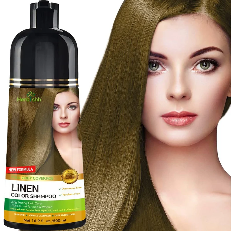 2 Haarfarben-Shampoos & 3 Arganöl-Serum-Kombination