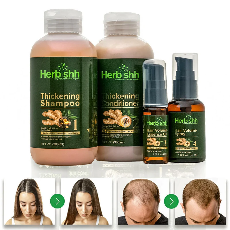 Haarvolumen-Set mit Pro-Keratin-Haarmaske - Herbishh