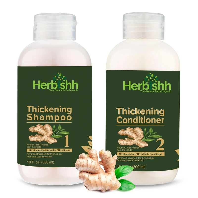 Verdickendes Shampoo & Conditioner mit Haarmaske im Set – Herbishh