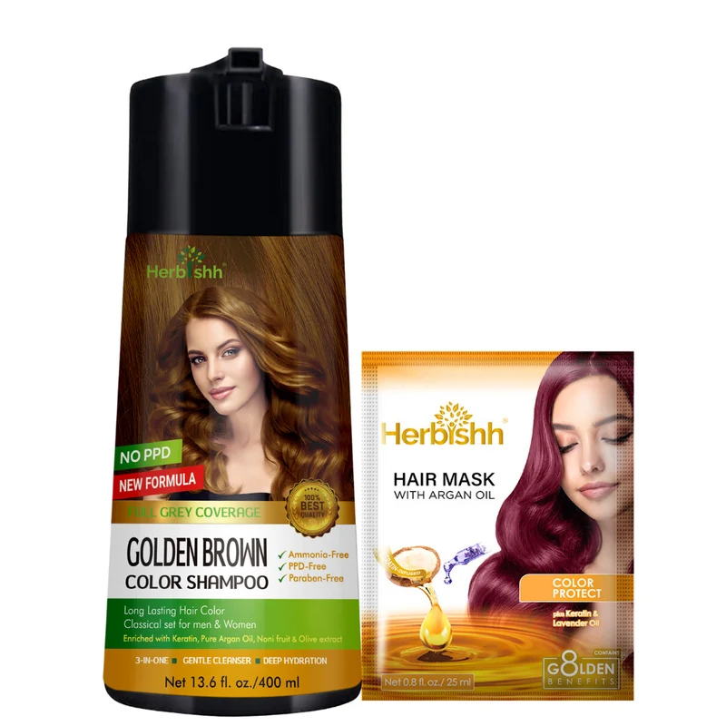 PPD-freies natürliches Haarfärbeshampoo - Herbishh