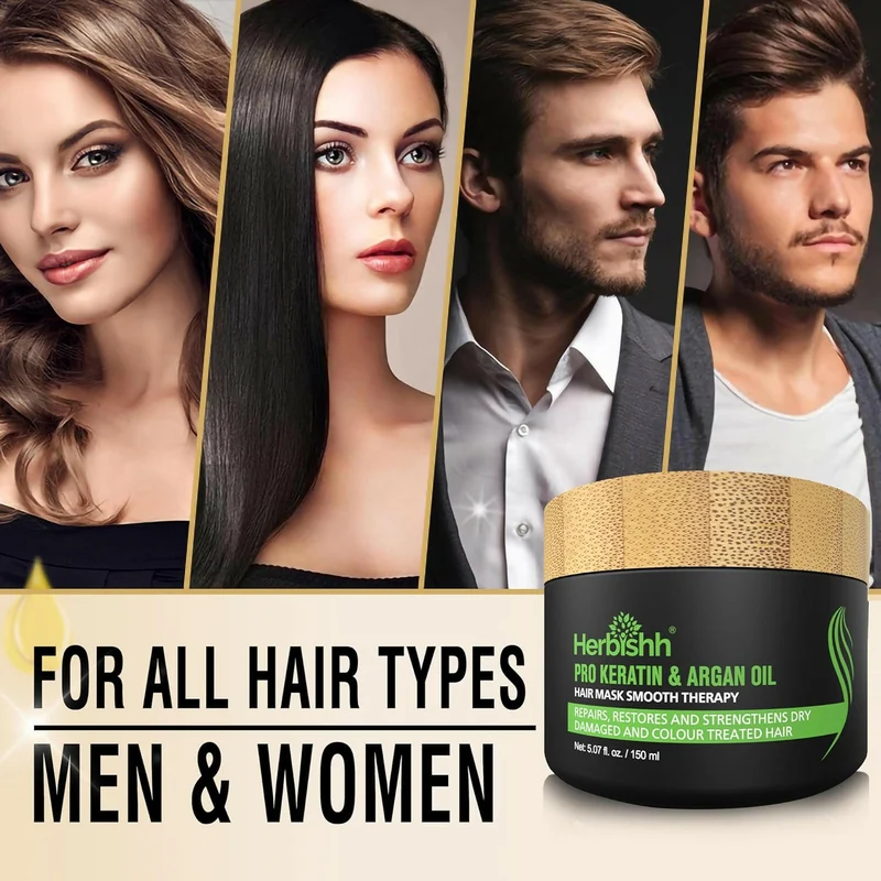 Haarfarben-Shampoo & Arganöl-Haarmaske im Set