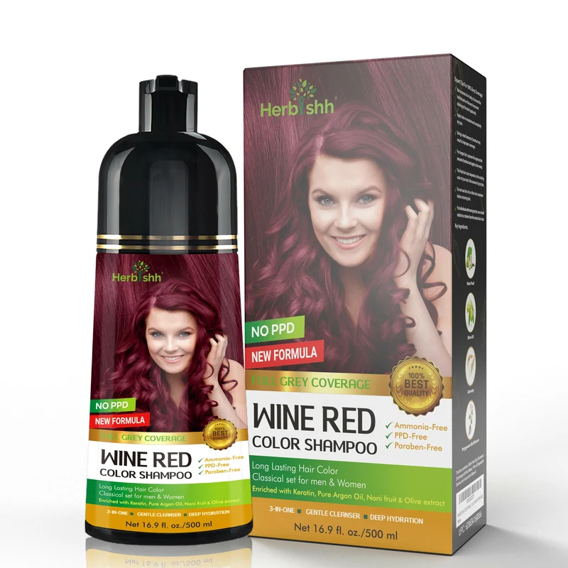 Haarfarben-Shampoo & Arganöl-Haarmaske im Set