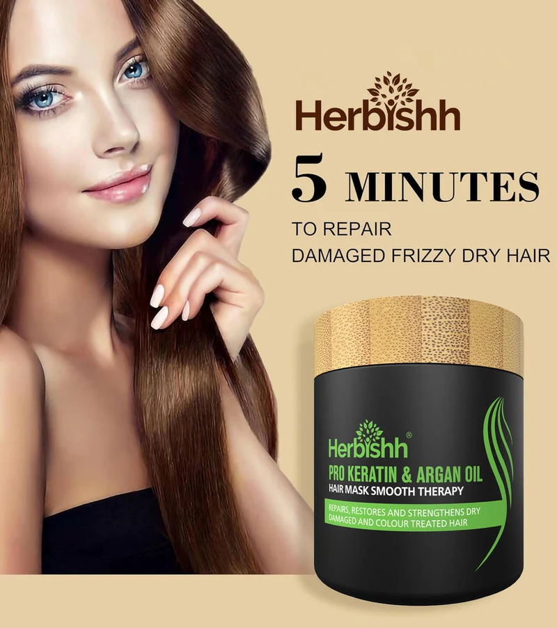 Pro-Keratin & Arganöl Haarmaske – 3er-Pack