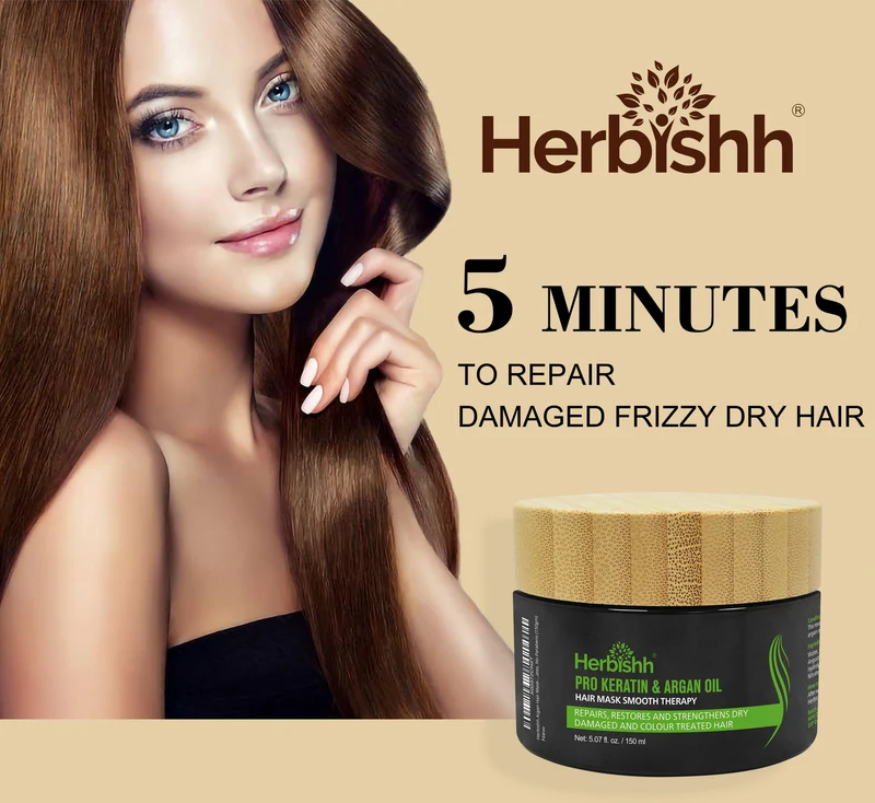 Pro-Keratin & Argan Haarmaske – 2er-Pack