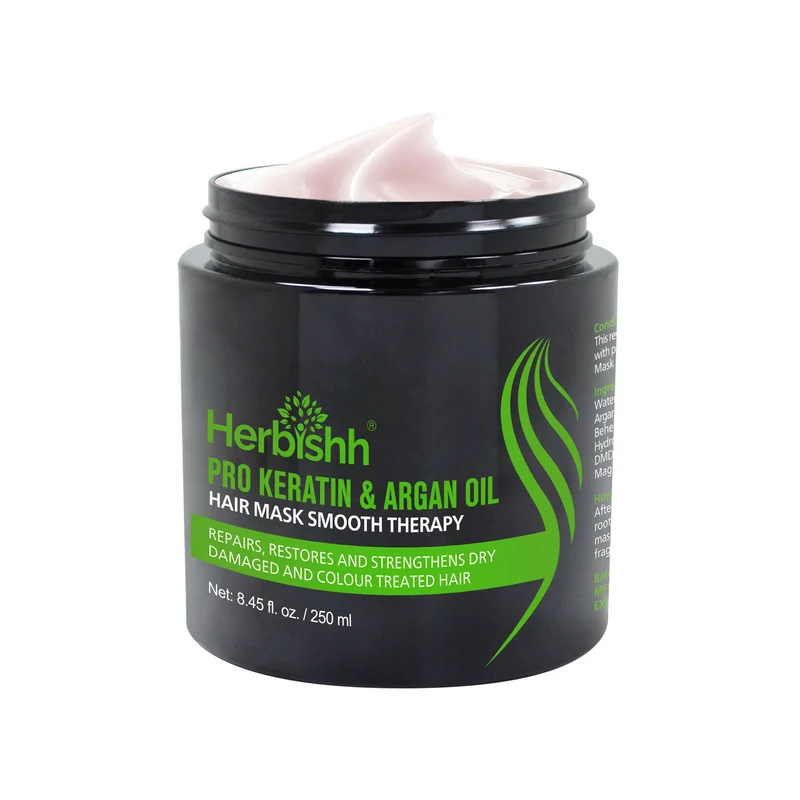 Pro-Keratin & Argan Haarmaske – 2er-Pack
