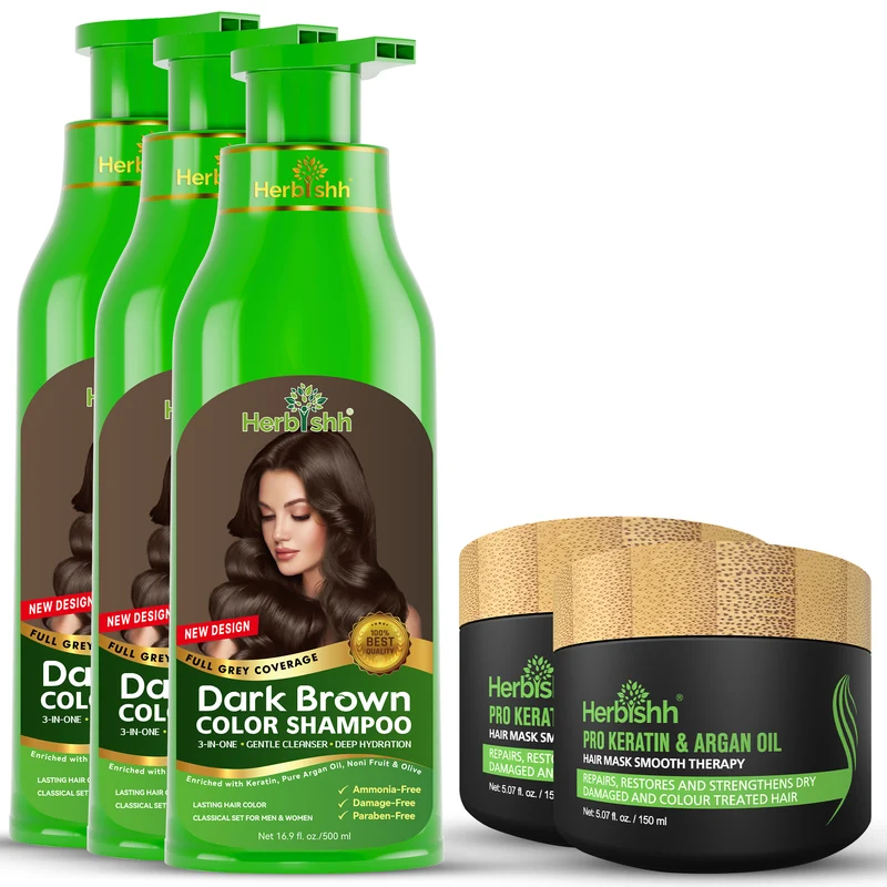 Beim Kauf von 3 Farbshampoos erhalten Sie 2 Haarmaske gratis dazu.