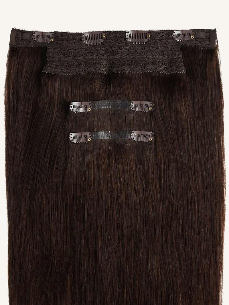 16" Dark Brown Halo® Hair Extensions (140g)