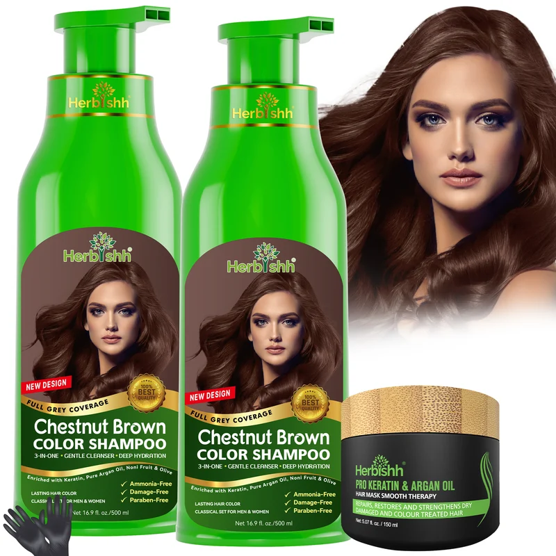 Beim Kauf von 2 Farbshampoos erhalten Sie 1 Haarmaske gratis dazu.