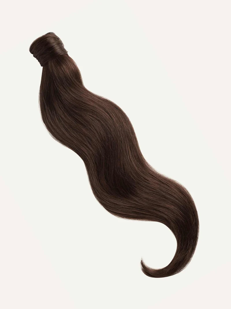 16" Chocolate Brown Ponytail Extension (100g)
