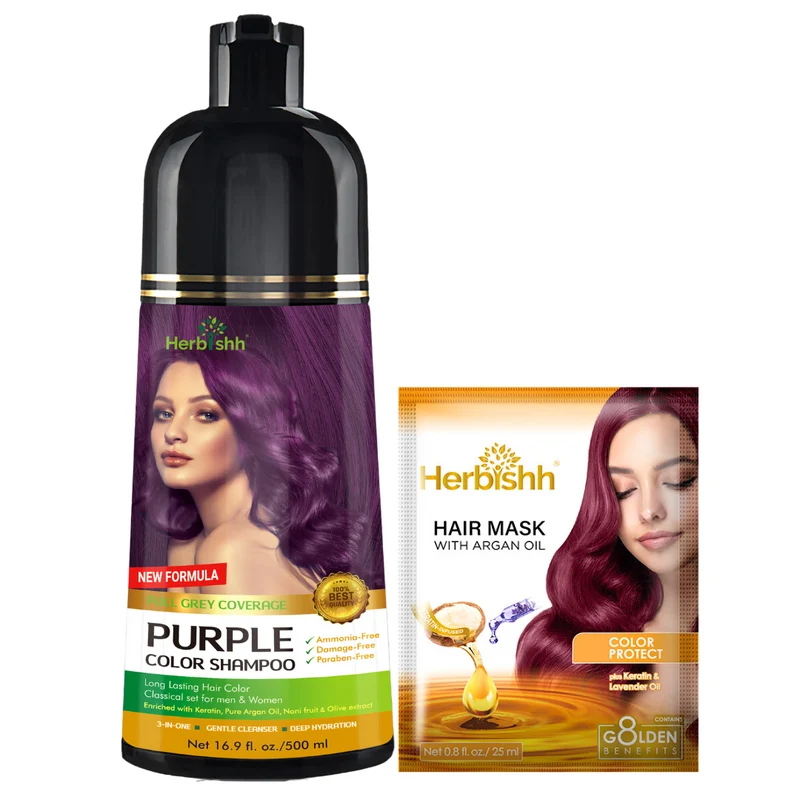 KAUFEN Sie 1 Flasche 500 ml Farbshampoo – Herbishh