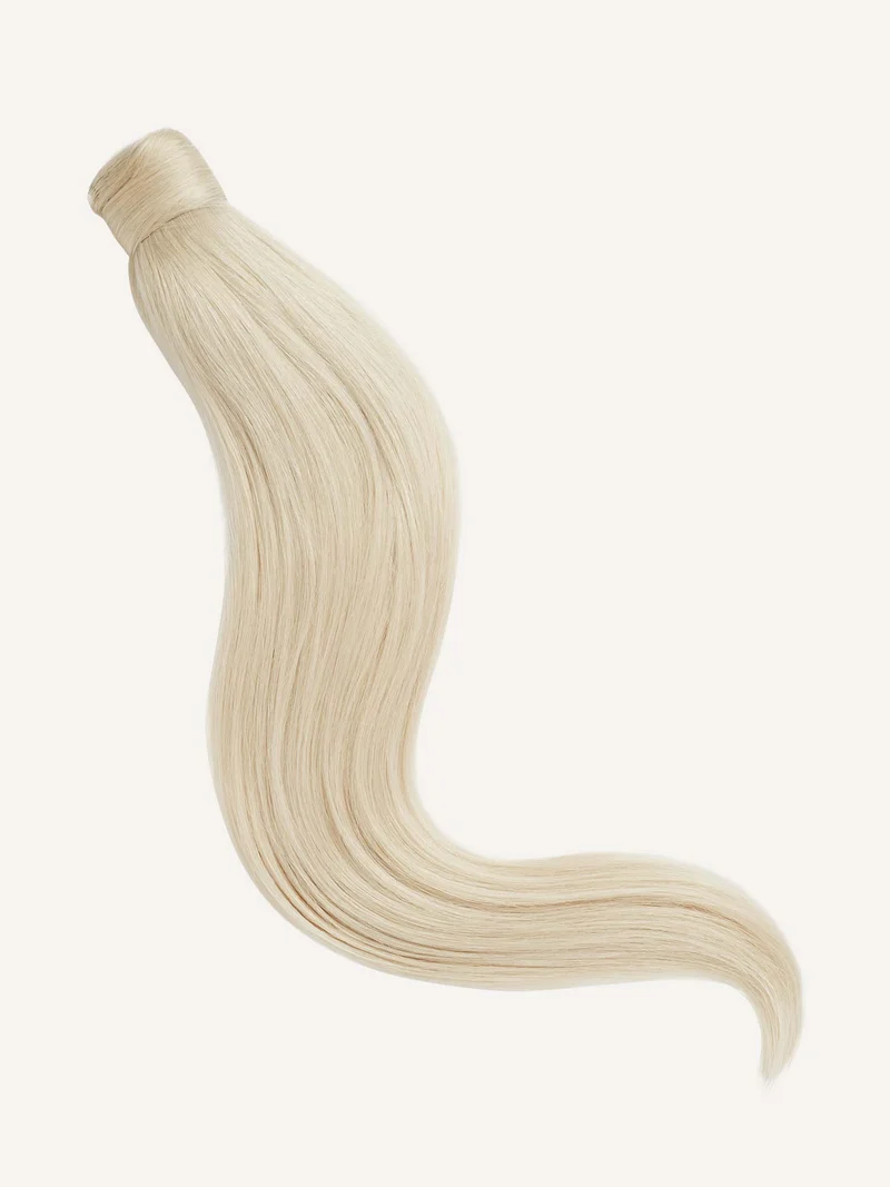 20" Platinum Blonde Ponytail Extension (120g)