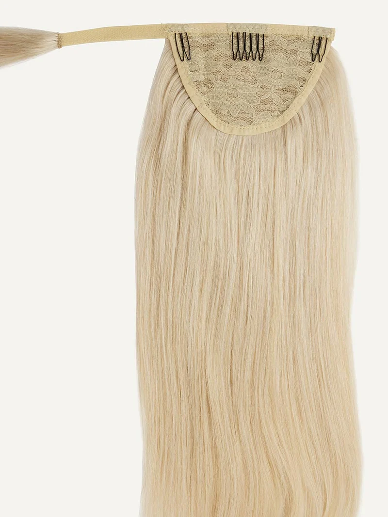 20" Platinum Blonde Ponytail Extension (120g)