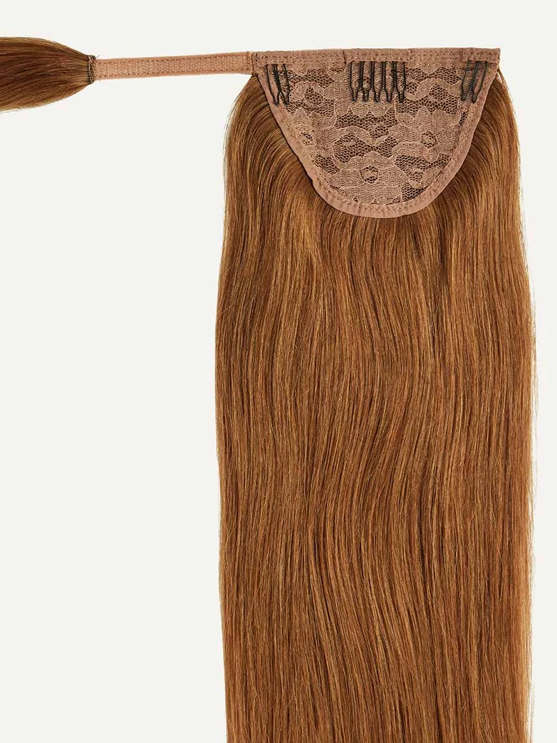 20" Natural Red Ponytail Extension (120g)