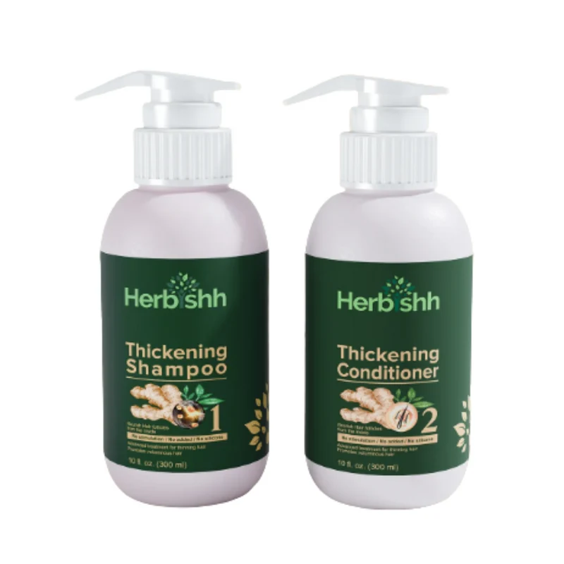 Set aus Shampoo und Spülung zur Haarverdichtung – Herbishh