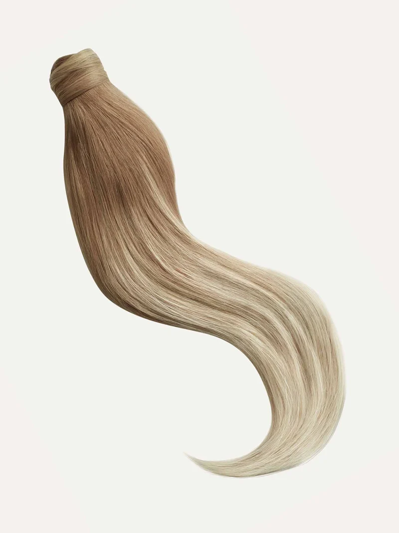 20" Natural Blonde Balayage Ponytail Extension (120g)