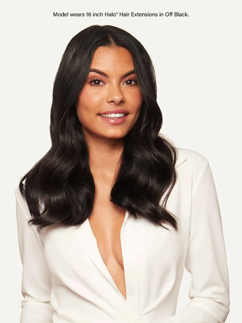 12" Off Black Halo® Hair Extensions (150g)