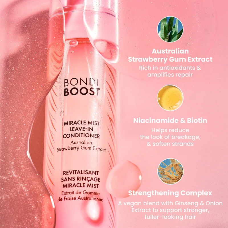 HG Strawberry Gum Miracle Mist Leave-In-Conditioner + Heat Protect 150ml