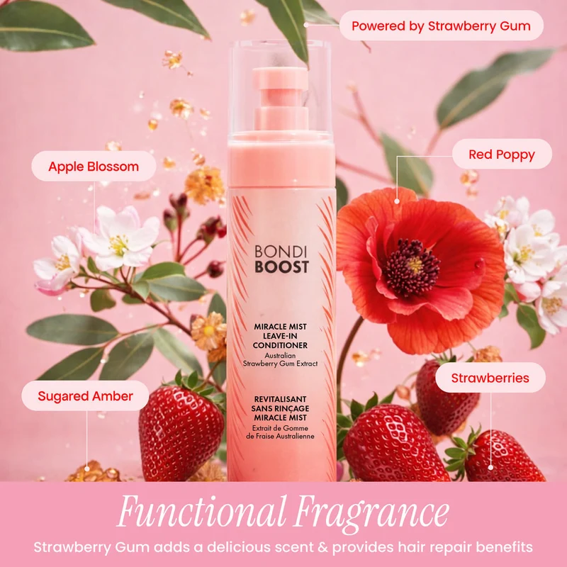 HG Strawberry Gum Miracle Mist Leave-In-Conditioner + Heat Protect 150ml